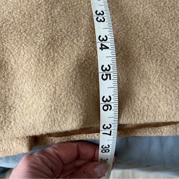 Saxton Hall Camel Hair Pea Coat made in Italy Size 16 - Picture 8 of 9